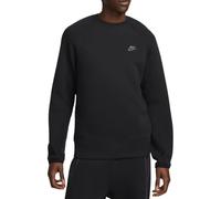 Nike Mens Small Logo Black Crewneck Sweatshirt Cotton - Size Small