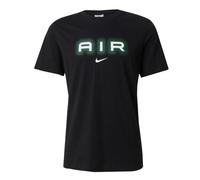 Nike Mens Sportswear Air Graphic Tee Print Black T-shirt Cotton - Size Medium