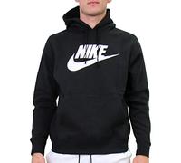 Nike Sportswear Club Fleece Mens Graphic Pullover Hoodie L Black/White