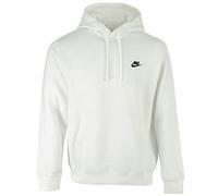 NIKE Men's Sportswear Club Fleece Sweatshirt, White/White/Black, XL UK