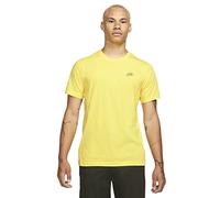 Nike Men's Sportswear Club Short-Sleeved T-Shirt, Yellow Strike/Alligator, L