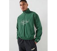 Nike Mens Sportswear Club Script Half Zip Jacket, Fir/Phantom/Phantom, Size L, Men Fir/Phantom/Phantom