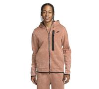 NIKE Men's Sportswear Hoodie Nsw Tech Fleece Wash Brown Cotton Men Size XL X-large