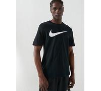 Nike Mens Sportswear Icon Swoosh T-Shirt, Black/White, Size S, Men Black/White