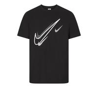 Nike Mens Sportswear Men’s Swoosh Logo T-Shirt Black Cotton - Size X-Large