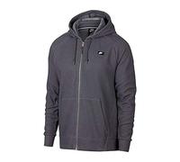 Men's Nike Grey Zip Up Track Hoodie Jacked Hooded Sports tracksuit top size M