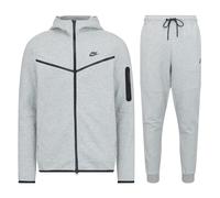 Nike Mens Sportswear Tech Fleece Full Zip Tracksuit Grey Cotton - Size Small