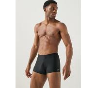 Nike Mens Square Leg Swim Short- Black, Black, Size 30, Men Black