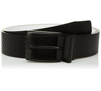 NIKE Men's Standard Carbon Fiber-Texture Reversible Belt, black/white, 34