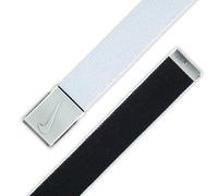 NIKE Men's Standard Reversible Stretch Web, White/Black, O/S