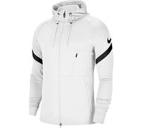 NIKE Men's Strike 21 Full-Zip Jacket, White/Black/Black, XL