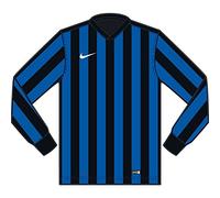 NIKE Men's Stripe T-Shirt multi-coloured Multicolore (Black/Royal Blue/White) Size:XL