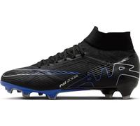 Nike Men's Superfly Football Shoe, Black/Chrome-Hyper Royal, 9 UK
