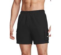 Nike Swim Voyage Solid Essential 5´´ Volley Swimming Shorts Black L Man