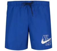 Nike Mens Logo 5 Inch Volley Swim Short - Blue, Blue, Size L, Men Blue