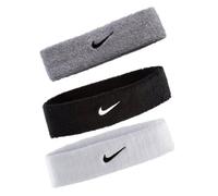 Nike Men's Swoosh Headband, One Size, gray heather/black