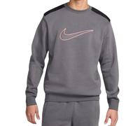 Nike Mens Swoosh Logo SweatshirtS Grey SY3811