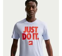 Nike Men's T-Shirt - Blue - Cotton L