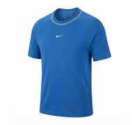 Nike Mens T-Shirt Large Blue Heavyweight Cotton Relaxed Fit Swoosh Crew Neck