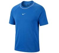 Nike Mens T-Shirt Medium Blue Heavyweight Jersey Cotton Embroidered Swoosh Logo