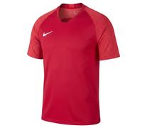 Nike Mens T Shirt Small Red Dri-Fit Strike V Neck Mesh Back Training Top