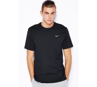 Nike Mens T Shirt With Embroidered Swoosh Black Cotton - Size Medium