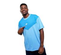 NIKE Mens Tech T Shirt Crew Neck Cotton Tee Blue IH4301 412 New