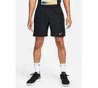 Nike Mens Tennis Victory 7 Inch Shorts, Black/White, Size L, Men Black/White