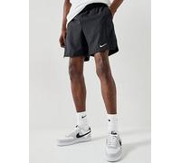 Nike Mens Tennis Victory 7 Inch Shorts, Black/White, Size S, Men Black/White