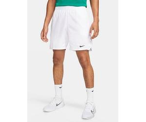 Nike Mens Tennis Victory 7 Inch Shorts, White/Black, Size L, Men White/Black