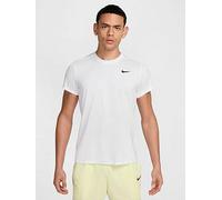 Nike Mens Tennis Victory Short Sleeve T-Shirt, White/Black, Size M, Men White/Black