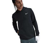 Nike Mens Therma Flex Dri-FIT Golf Hoodie - Black/White - Black/White - XL - 91% Polyester/9% Spandex