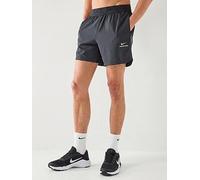 Nike Mens Training Dri-FIT 6 Inch Shorts, Black/White, Size 2Xl, Men Black/White