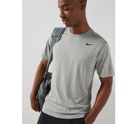 Nike Mens Training Dri-FIT Fitness T-Shirt, Tumbled Grey/Flt Silver/Black, Size S, Men Tumbled Grey/Flt Silver/Black