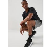 Nike Mens Training Dri-FIT Flex 7 Inch Short, Smoke Grey/Black, Size S, Men Moke Grey/Black