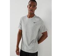 Nike Mens Training Fitness T-Shirt, Dk Grey Heather/Black, Size 2Xl, Men Dk Grey Heather/Black