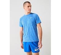 Nike Swim Hydroguard Heather Short Sleeve Rash Guard Blue XL Men