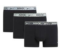Nike Men's Trunk 3pk Underwear, Blk-Glac Bl/Brly VLT/Seq Mrbl Wb, L