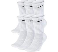 Nike Everyday Cushioned Training Crew Socks (6 Pairs) - White 11-14.5
