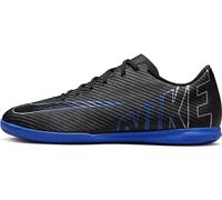 NIKE Men's Vapor 15 Club Soccer Shoe, Black Chrome Hyper Royal, 9.5 UK