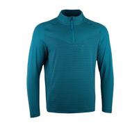 (S, Bright Spruce/Obsidian Blue/Black) Nike Mens Vapor Half Zip Top