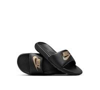 Nike Mens Victori One Slides, Black/Metallic Gold-Black, Size 6, Men Black/Metallic Gold-Black