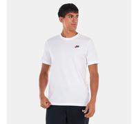 Nike Mens White Black Sportswear Club T Shirt - Size Medium