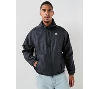 Nike Mens Windrunner Lined Jacket, Black/White, Size L, Men Black/White