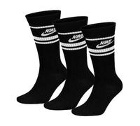 Nike Sportswear Dri FIT Everyday Essential Crew Socks (3 Pairs) L Black/White