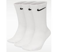 Nike Everyday Lightweight Training Crew Socks (3 Pairs) L 8-11 White/Black