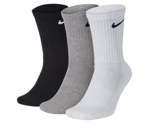 NIKE MENS WOMENS SOCKS 3 PAIRS EVERYDAY LIGHTWEIGHT GYM SPORTS CREW SOCK