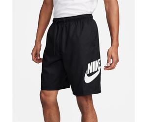 Nike Mens Woven Club Tracksuit Shorts in Black/White - Size Small