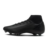 Nike Men's Zm Superfly 10 Acad Fg/Mg Football Shoe, Black/Black/Deep Jungle, UK