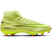 Nike Men's Zm Superfly 10 Acad Fg/Mg Football Shoe, Limelight/Volt/Hyper Crimson, 10